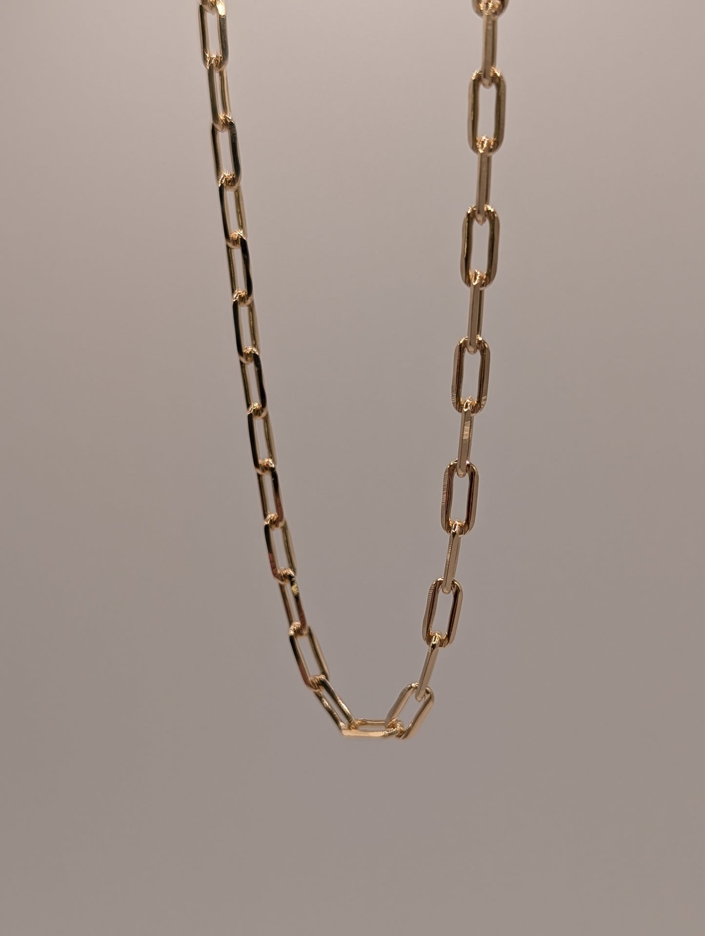 Alma Chain Necklace – Modern Gold Link Chain | LUDUVICE