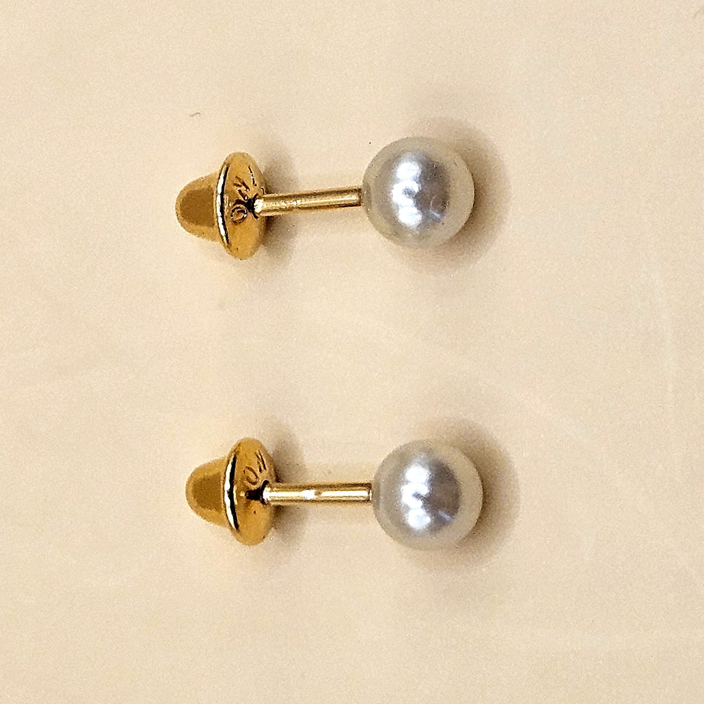 Pearl Stud Earrings – Gold Plated Pearl Earrings | LUDUVICE